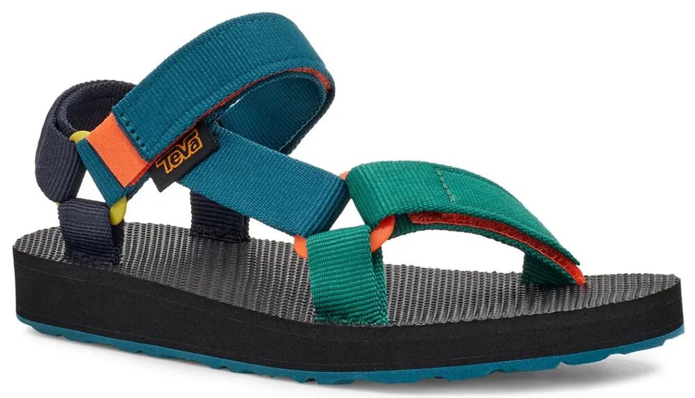 Teva Original Universal Sandals Hook Loop Arch Support​ Anti Odor Blue Coral 2